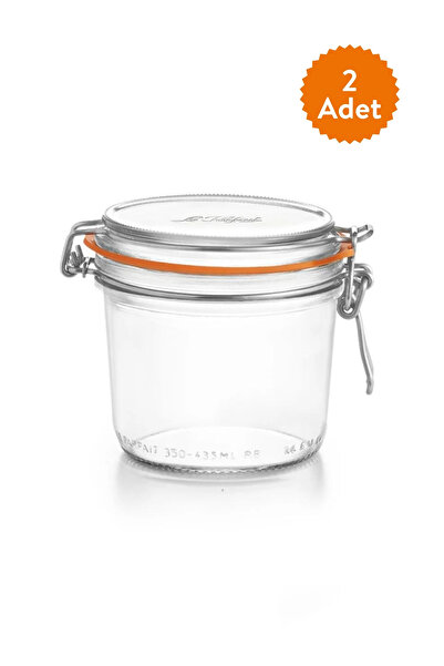 Le Parfait Super Terrines Klipsli/Contalı Cam Kavanoz 350 ml (2 Adet)