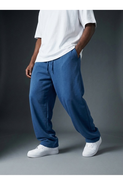 KHAYN 3 İPLİK ŞARDONLU BAGGY PAMUKLU EŞOFMAN ALTI  K1032E