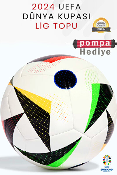 Hsport 2024 Dünya Kupası Futbol Topu DAYANIKLI Yüksek Halı Saha Çim Beton Zem...