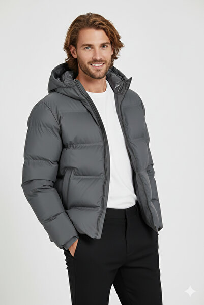 Jack & Jones Jachetă pufoasă JJWORLDKAITO Asfalt