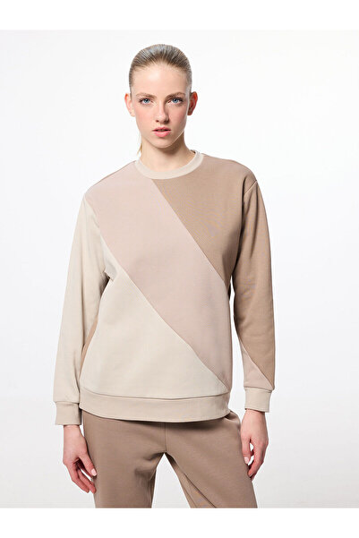 LC Waikiki Color Block Oversize Women's Sweatshirt