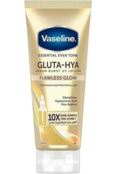 Vaseline لوشن الجسم الأساسي الموحد اللون للبشرة الباهتة والجافة، جلوتا هيا سي...