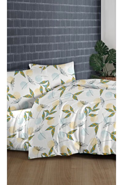 NazeninHome طقم غطاء لحاف فلانيل شتوي 100% قطن لشخص واحد من إيليسيا