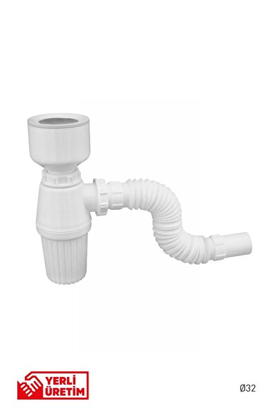 GGama Taslı Pisuar Körüklü Sifon 32'lik Rekorsuz Pisuar Gideri