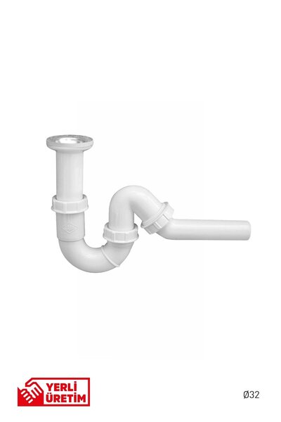 Gama S Sifon Mafsallı 32'lik Rekorsuz Lavabo Gider Takımı