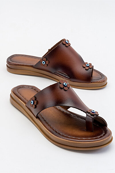 Lively Stylish أنجيلا الوجه يتخبط النعال الجلدية