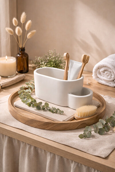 Mandalin Art Studio Oval Multi-Purpose Decorative Storage Box