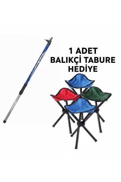 KURUDO BAUER ARES 100-250 GR TELESKOBİK SURF OLTA KAMIŞI +(20 ADET İĞNE FIRDÖ...