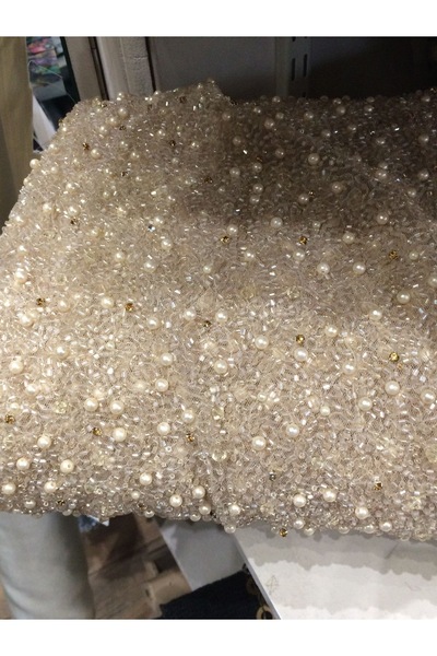 MODELİSA Pul tül payet boncuklu