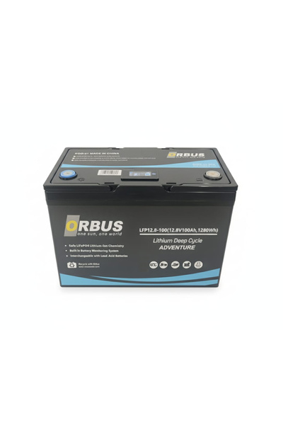 ORBUS 12.8 V Volt 100 Ah Amper 1280 Wh Lityum Batarya Lifepo4 Lityum Akü
