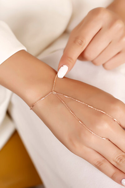 SARIASLAN 925 Ayar Kalemli Çubuk Gümüş Şahmeran Rose Gold