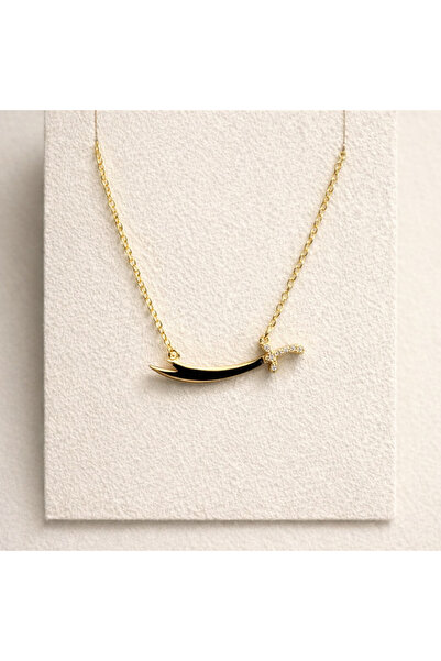 Zerda Kuyumculuk 14 Ayar Altın Zülfikar Kılıç Kolye