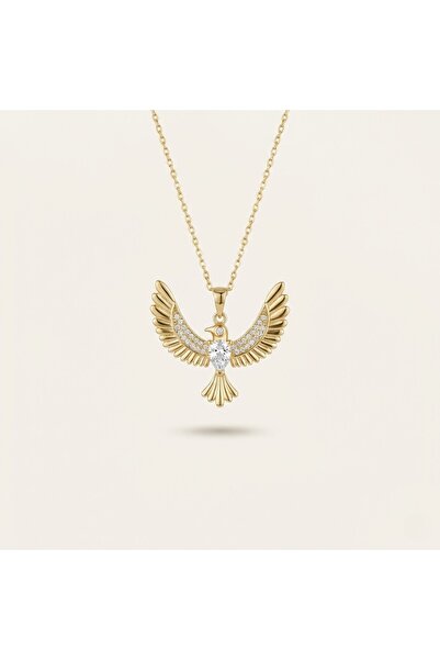 Zerda Kuyumculuk 14 Ayar Altın Anka Kuşu Kolye