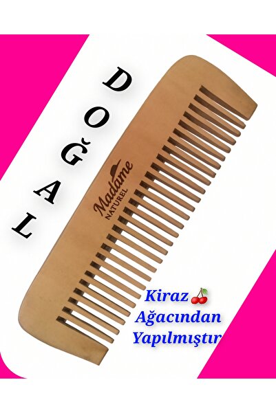 MadameNatural 100% Natural Boxwood Comb (Wide Mouth)