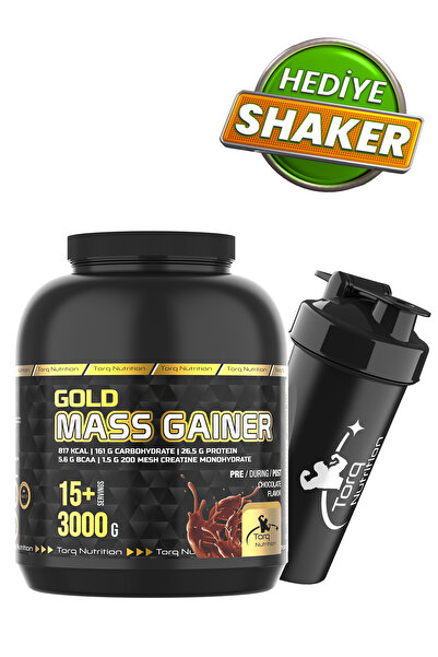 Torq Nutrition Gold Mass Gainer Karbonhidrat Tozu 3000 gr - Çikolata Aromalı