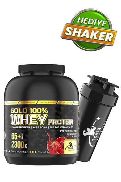 Torq Nutrition Gold Whey Protein Çilek Aromalı 2300 gr