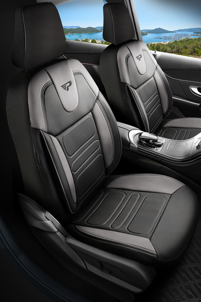 Panda Kılıf غطاء مقعد السيارة من الجلد لتقويم العظام من سلسلة PANDA RODOS - م...