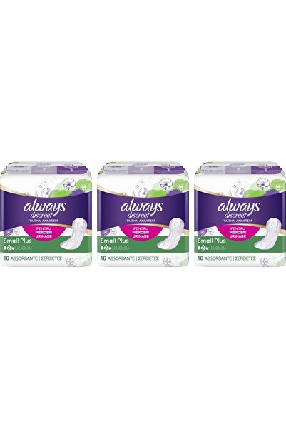 Always Set 3 BUCATI Absorbante DISCRETE PLATINE 16BUC