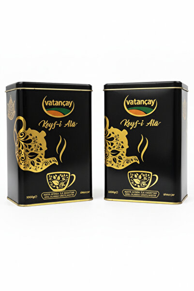 Vatan çay Keyf-i Ala Teneke Kutu 2 Kg