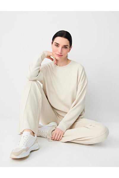 Jimmy Key Παντελόνι Modal Jogger με ψηλόμεσο και φαρδύ πόδι