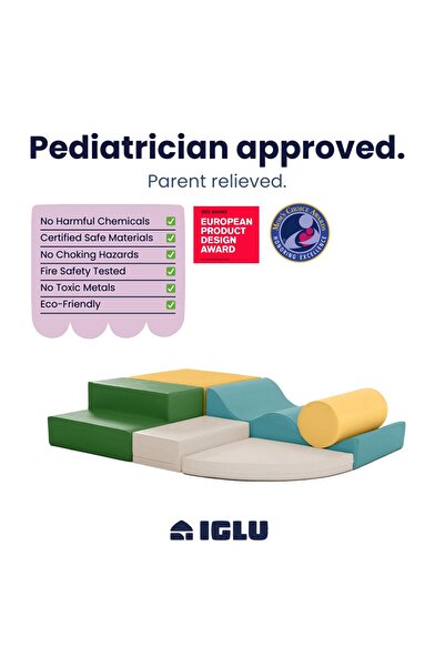 IGLU Soft Play Set de joaca Explorer - Pastel Sea