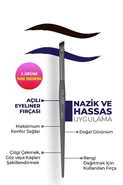 Alix Avien Açılı Eyeliner Fırçası - Small Angle Brush AA214