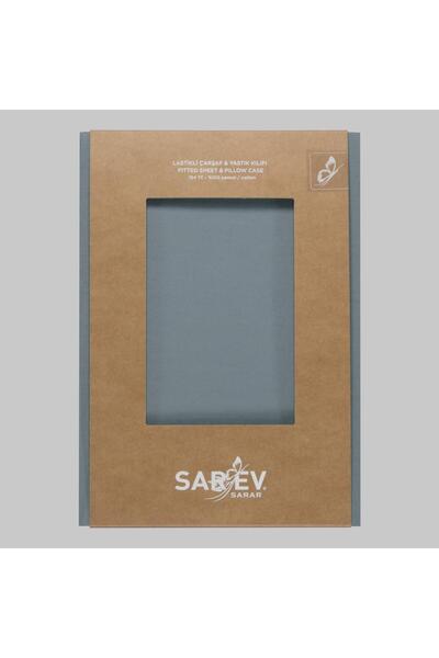 Sarev Нов чаршаф с пълнеж 100x200, син