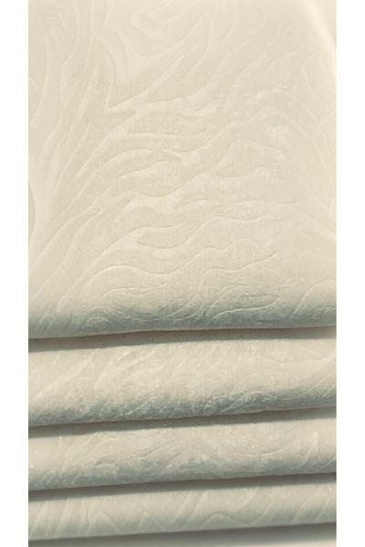 FavoriTeks Koltuk Çekyat Örtüsü Krem Gofraj Desenli Kaymaz Taban Süngerli Üst...