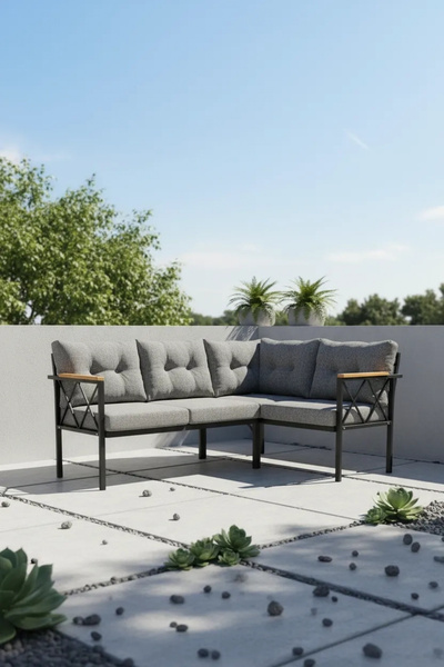 adımshops Köşe Koltuk Takımı, 2 2 Balkon-bahçe-kafe,çay Seti,koltuk Takımı,mu...