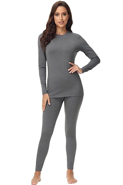 casme ملابس داخلية حرارية للنساء، طبقات أساسية، سراويل طويلة مبطنة بالفرو، طق...