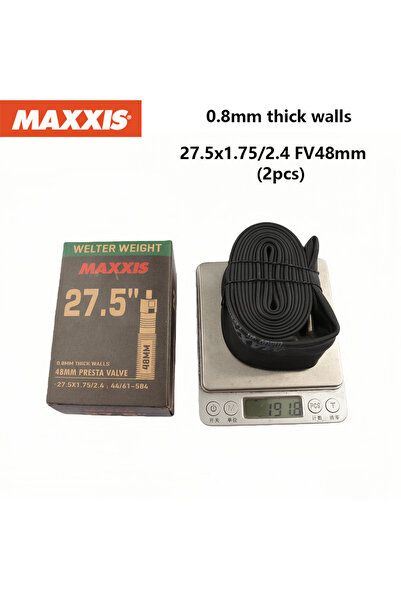 Choice أنبوب داخلي للدراجة من MAXXIS WELTER WEIGHT مقاس 27.5x1.75-2.4 FV48x2 ...