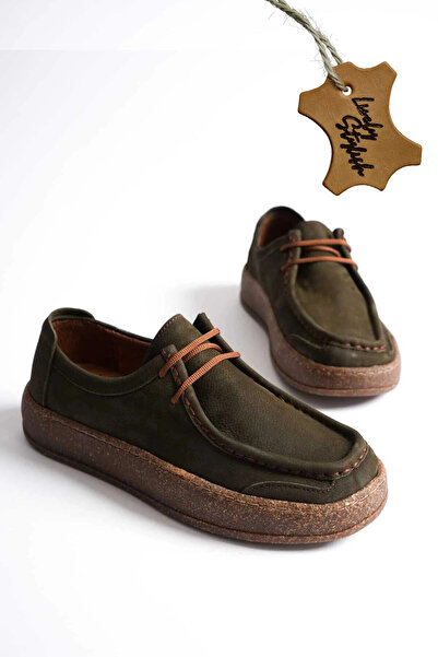 Lively Stylish Vita Genuine Leather Nubuck Comfort Sole Lace-Up Casual Women'...