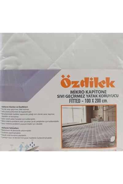 Özdilek Mikro Kapitone Sıvı Geçirmez Yatak Koruyucu Fıtted 100x200