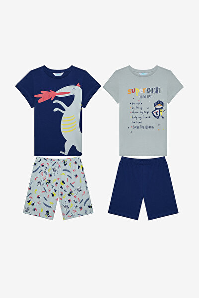 Penti Boy's Superknight 2-Piece Multicolor Pajama Set