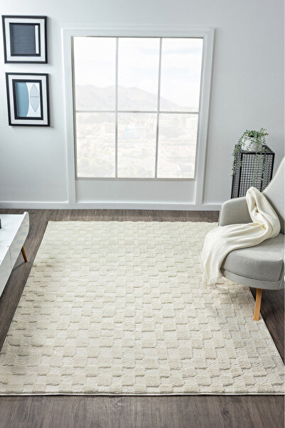 Konfor Halı Konfor Jung 7184 Modern Dokuma Yumuşak Post Shaggy Halı