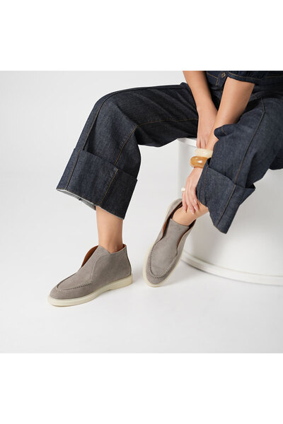 Ametist حذاء داملا مينك من جلد الغزال