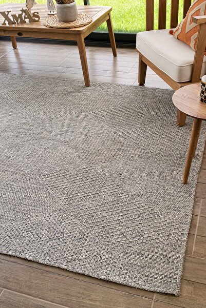 Konfor Halı سجادة روسكينا 3104 من الجوت الطبيعي سجادة محبوكة حديثة