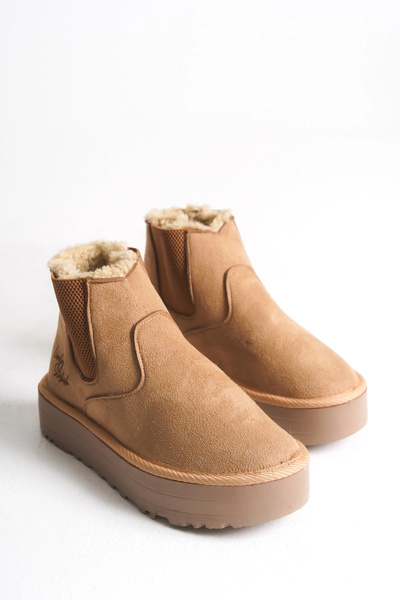 Lively Stylish Reneta άνετες γυναικείες μπότες με επένδυση από γούνα και χοντ...