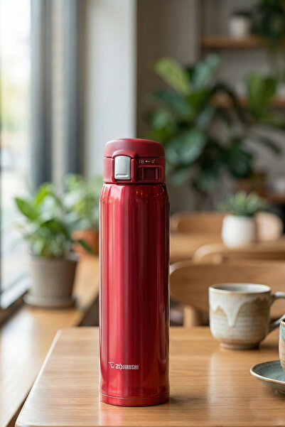 ZOJIRUSHI Abu Fil Stainless Steel Water Bottle – Openable Safety Lid – Model ...
