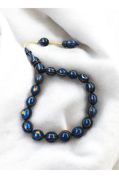 İnan Tesbih مسبحة باللون الأزرق الداكن من مجموعة إيفي مع نظام شجرة الكافور