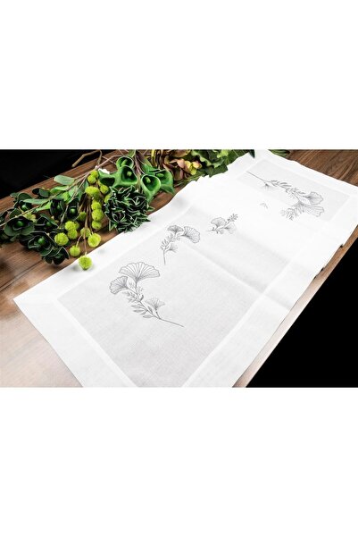 Mikasa Moor Γινκό Λευκό Ασημί 50x170 Runner