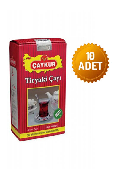 Çaykur Tiryaki Siyah Dökme Çay 10 X 1 Kg