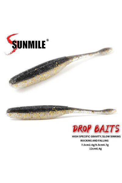 Choice طعوم صيد سمك من COLOR E SUNMILE مقاس 95 مم طعوم ناعمة مقاس 7.5/9.5/11....