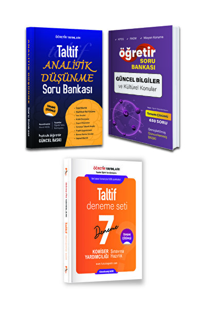 öğretir yayınları 2026 Güncel Bilgiler ve Analitik Soru Bankası + 7’li Deneme...