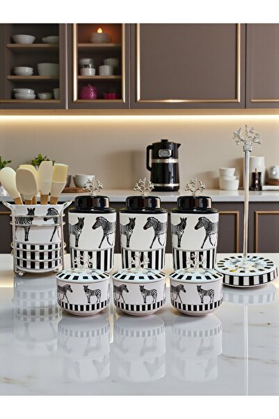 ferayhome Mutfak Çeyiz Seti 104 Kahvaltılık Baharatlık Kaşıklık Havluluk Koyu...