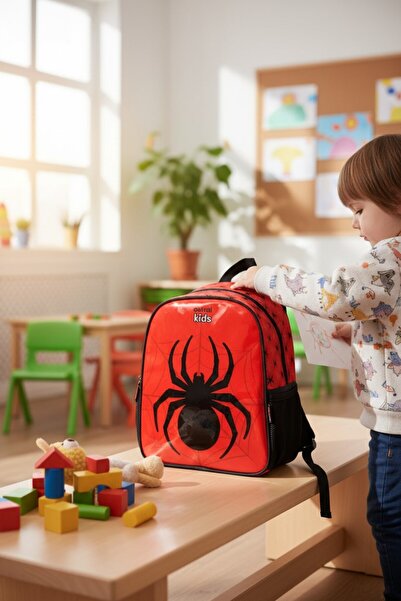 Kidessa 1666 Geantă unisex pentru creșă și grădiniță cu structură anatomică a...