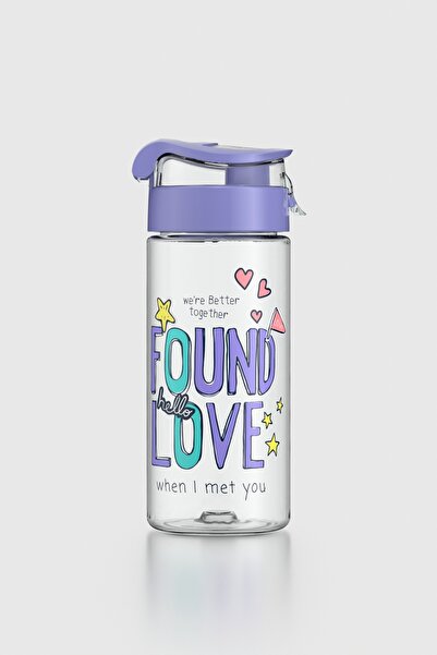 Renga زجاجة أطلس لوف ديزن 500 مل تريتان للأطفال 912112 بنفسجي