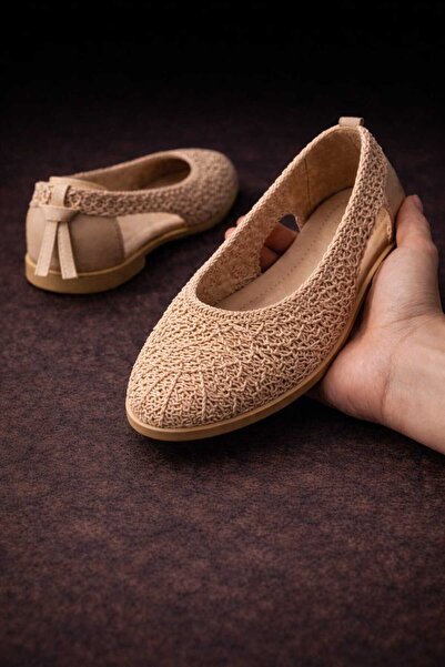 Slipcat Women's Straw Open-Side Bow Back Ballerina Shoes for Home and Outdoor...