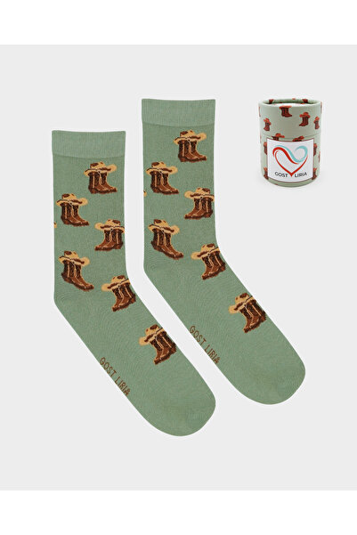 GOST LİRİA Cowboy Socks – Patterned Unisex Socks