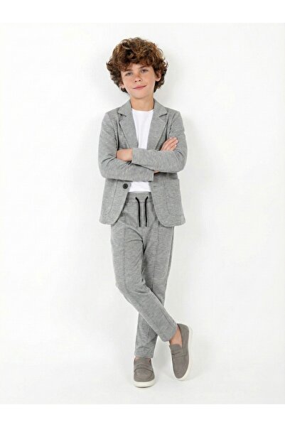 rg kidsstore Erkek Çocuk Likralı Pamuklu 3'lü Set Takım Elbise_RG1440